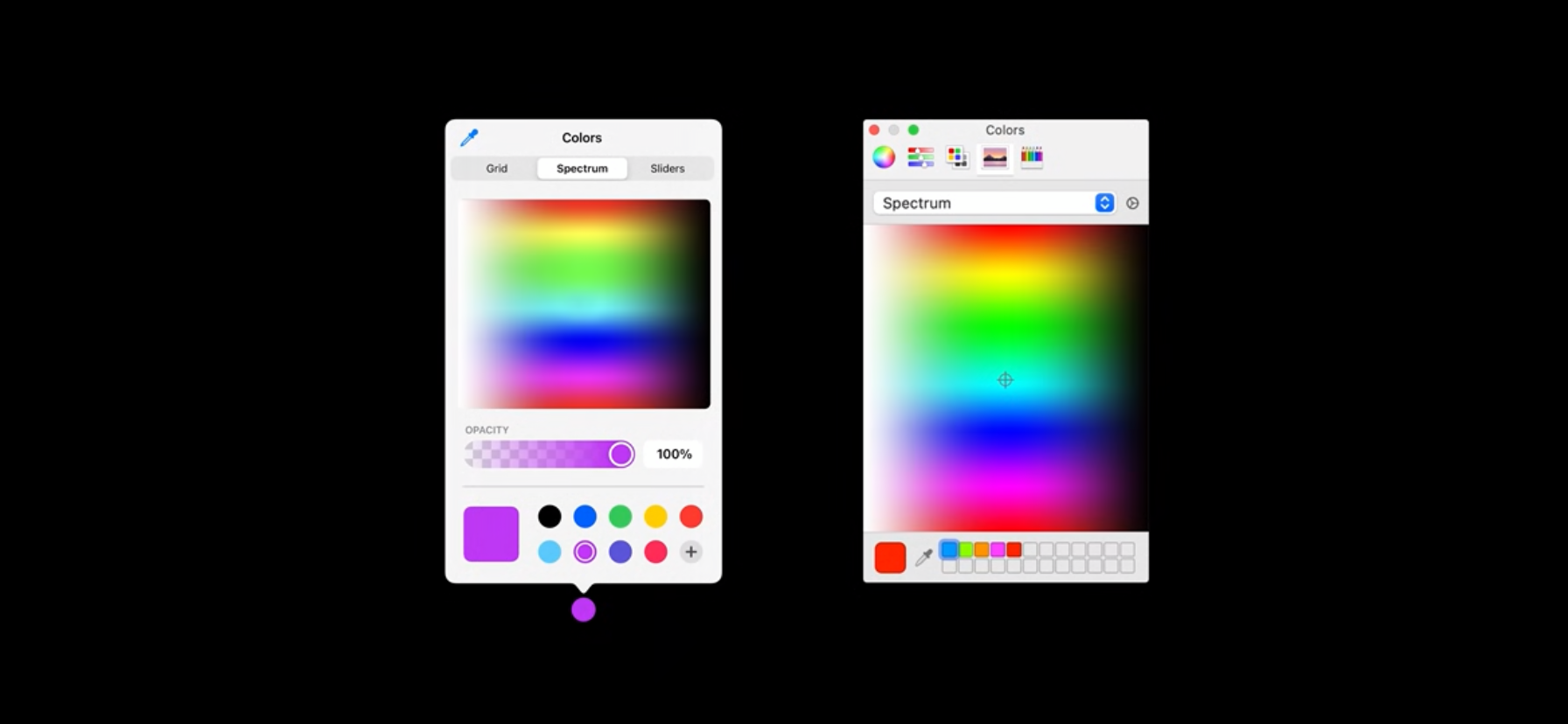 Интерфейс, показанный Apple на WWDC 2020