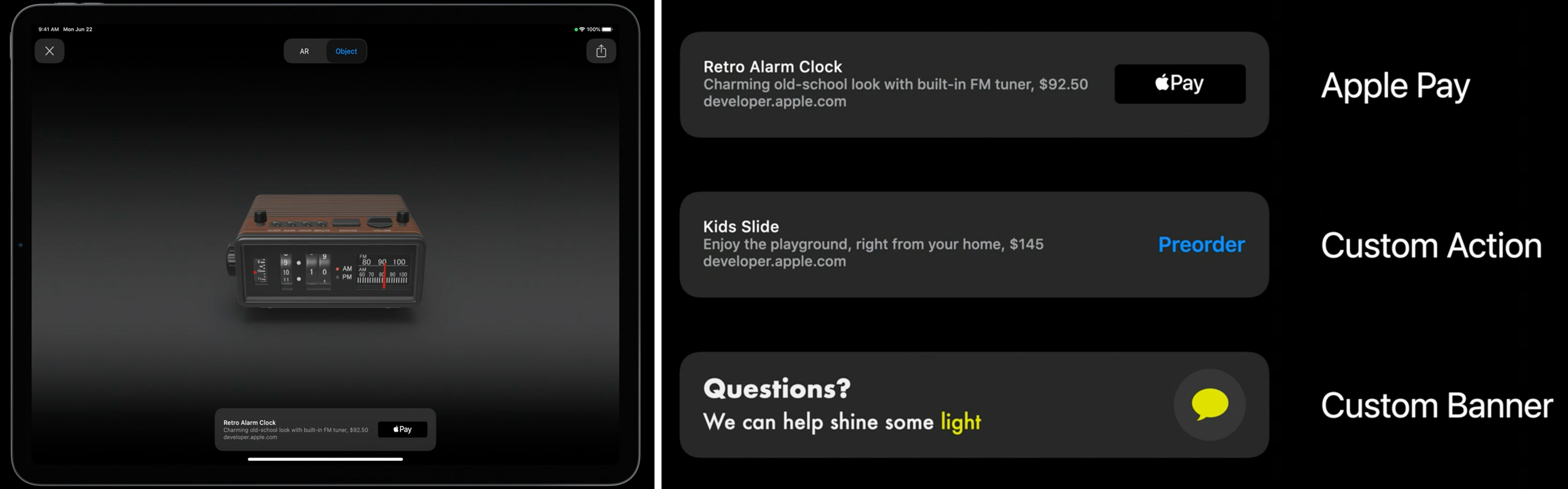 Интерфейс, показанный Apple на WWDC 2020