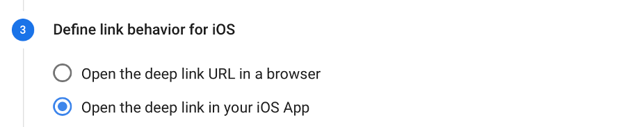 Выбор страницы, которая откроется по ссылке на Android