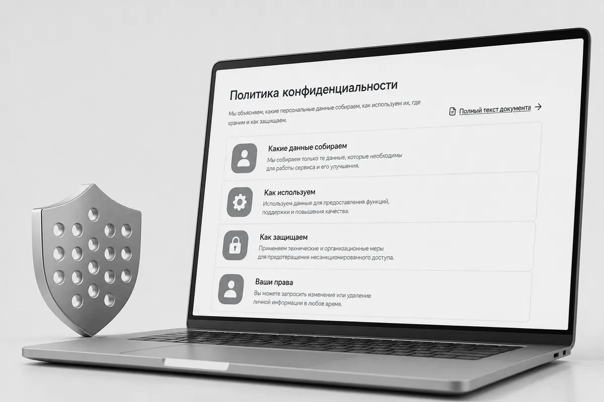 Политика конфиденциальности