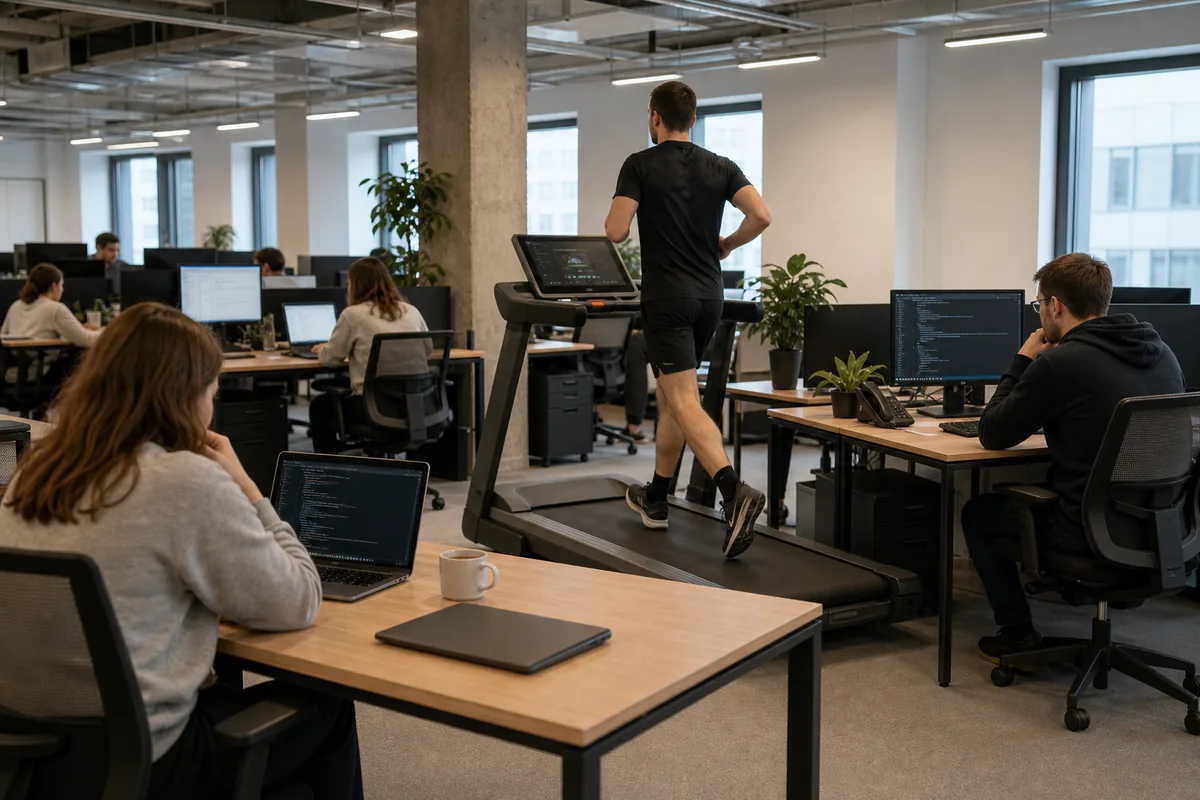 IT-специалисты участвуют в беговом соревновании