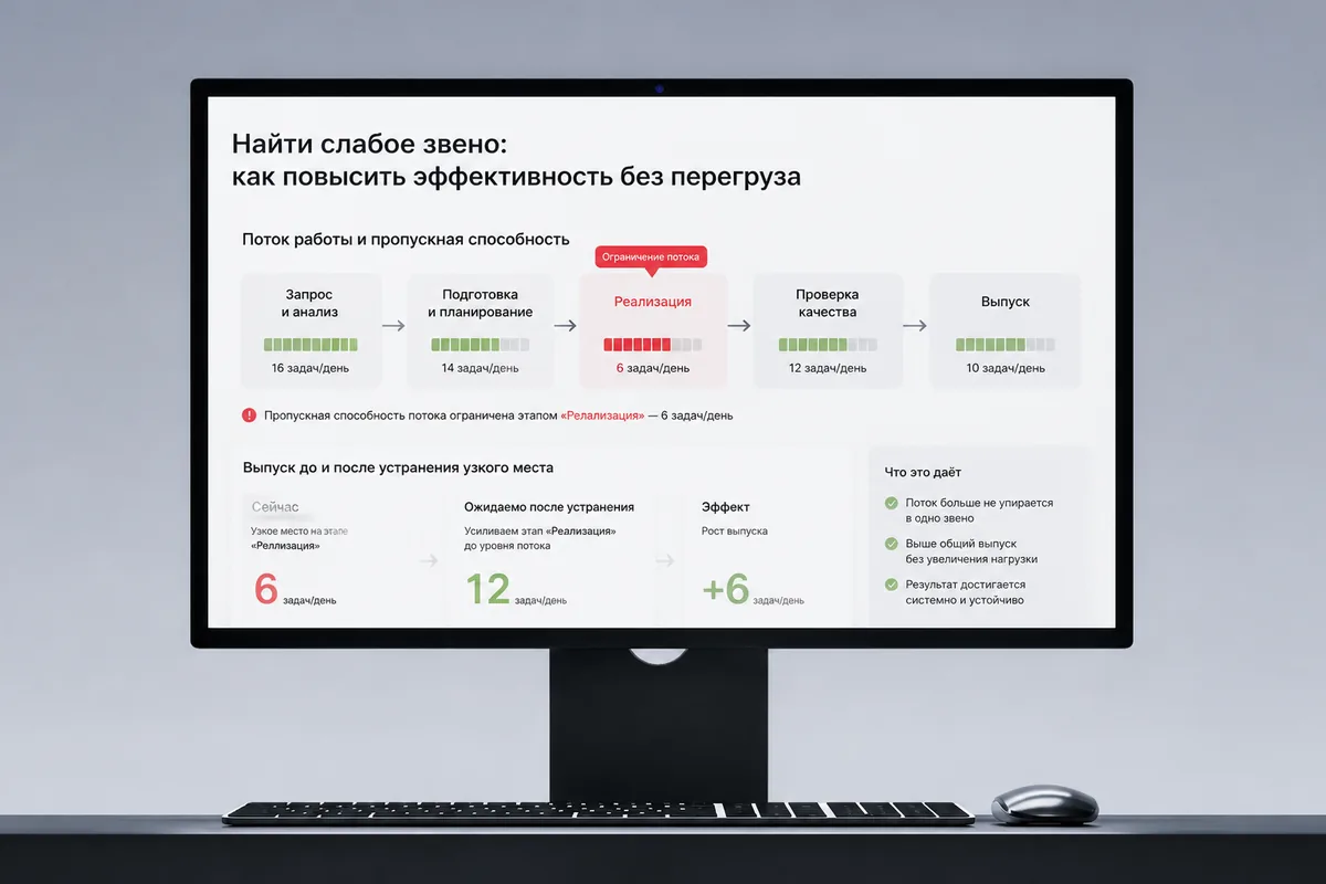 Найти слабое звено: делаем команду эффективнее без перегруза