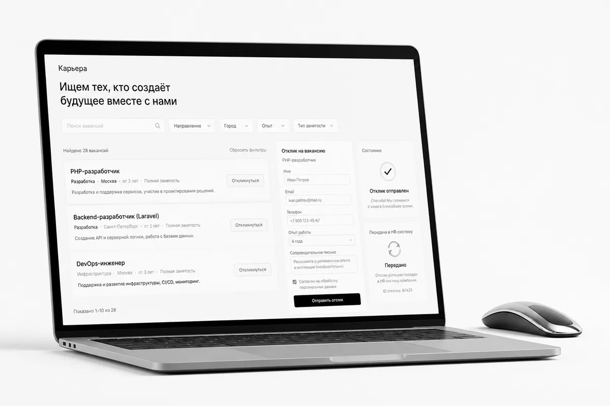 Из чего состоят карьерные сайты: топ-5 фич и 4 месяца разработки