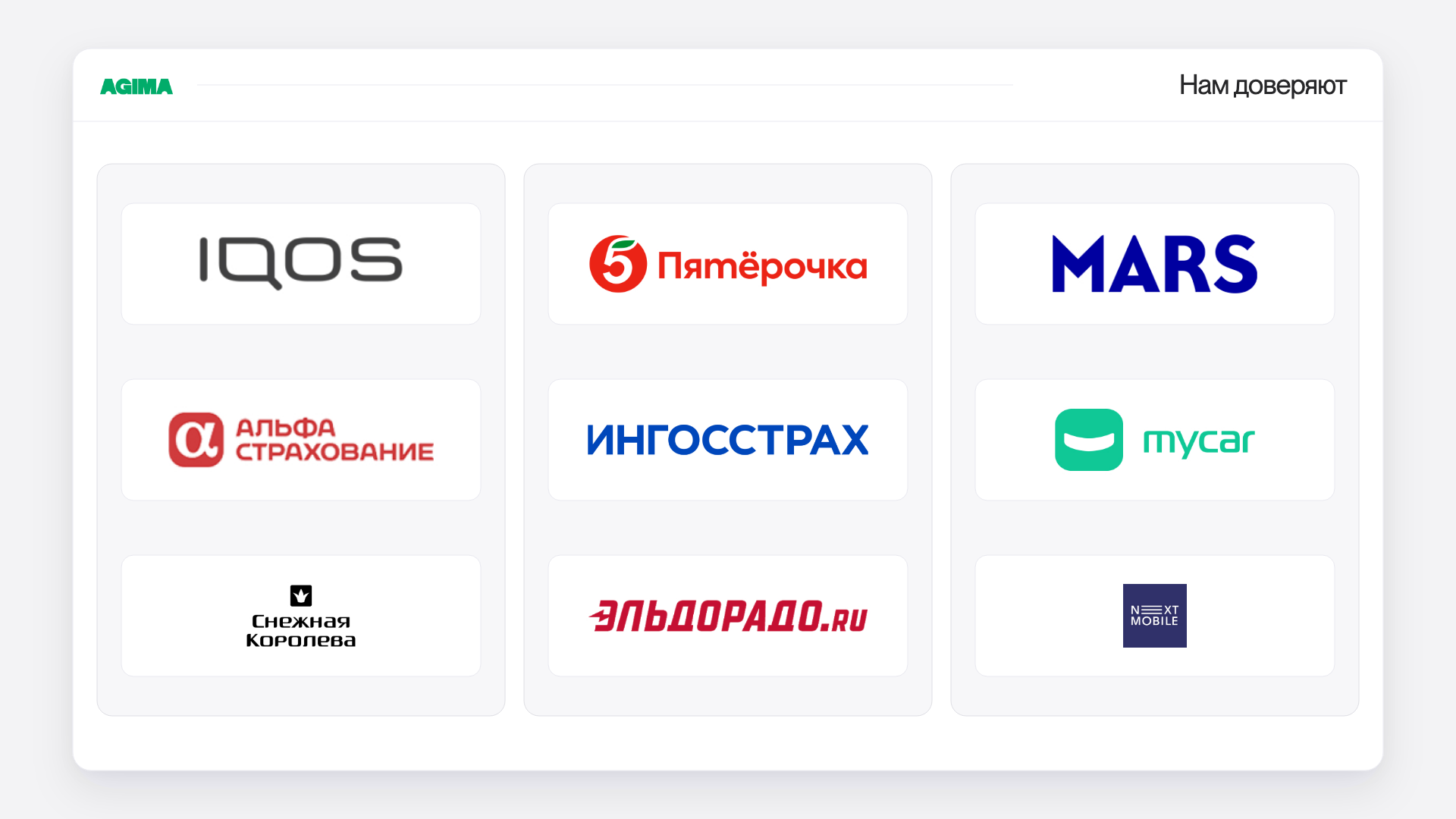 Компании, для которых AGIMA проектировала DevOps-инфраструктуру