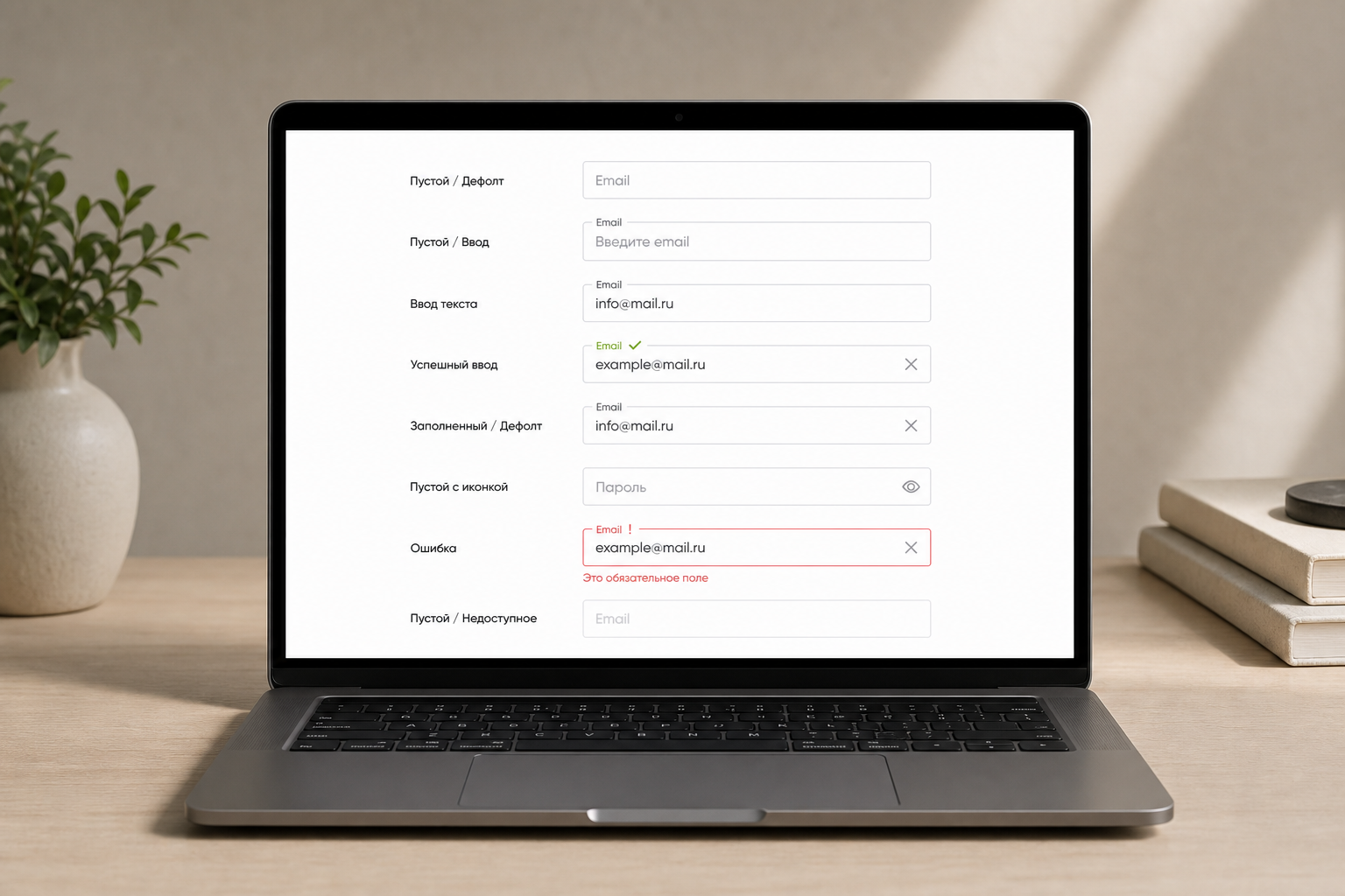Компоненты UI-кита KOS